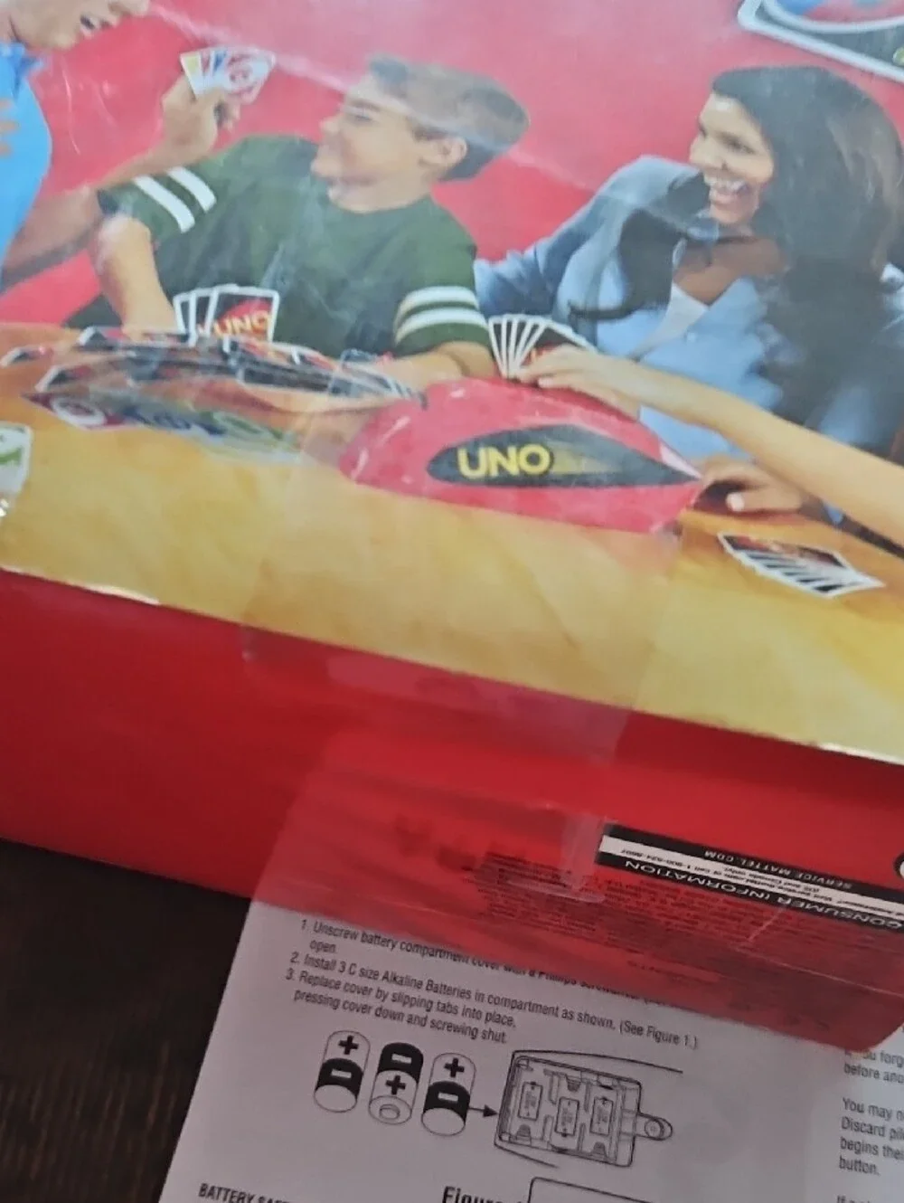 Mattel UNO Attack Electronic Game with Red Launcher